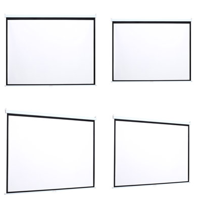 Symple Stuff Manual Projector Screen Projector Screen