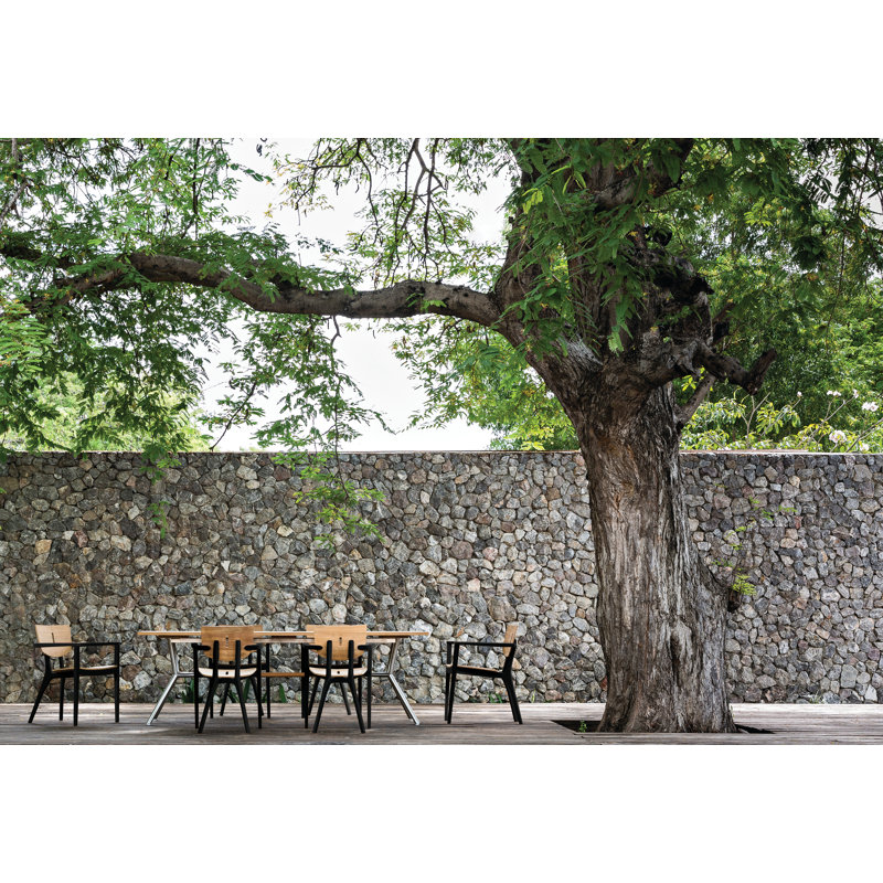 Diuna Outdoor Teak Dining Armchair, White