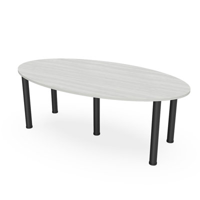 Table de conférence ovale 6 pieds avec pieds