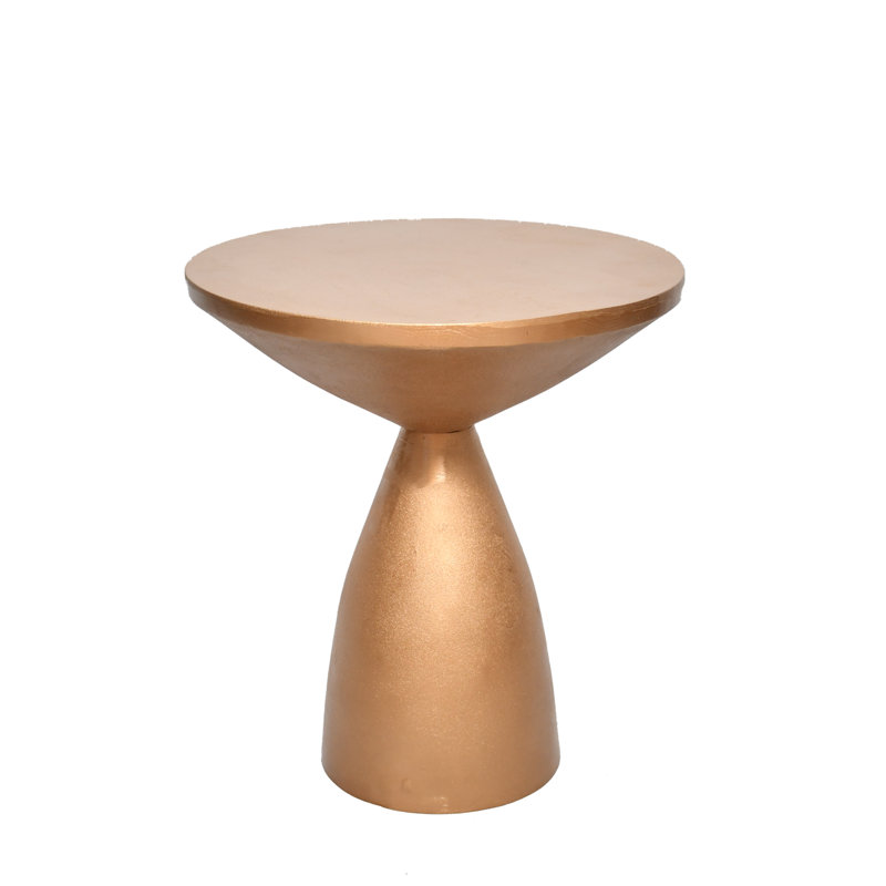 Gold End Table