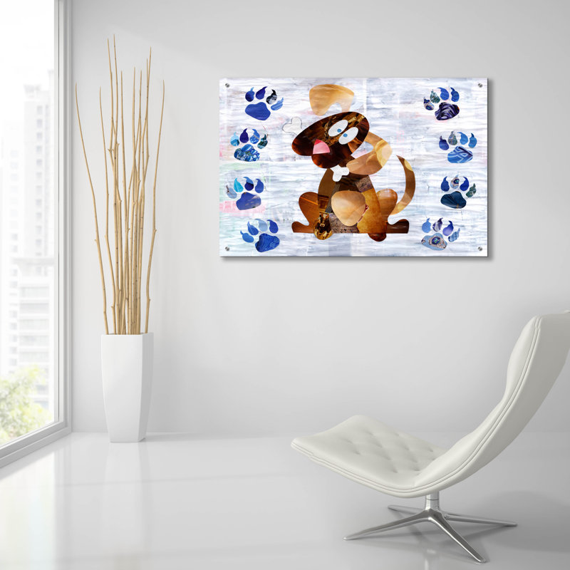 "Chiot" par Artpoptart, H 24 po x l 36 po x P 0,2 po