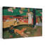Pastorales Tahitiennes Classic Abstract Coastal Landscape Wall Art Print by Paul Gauguin - Wrapped Canvas Print-383740843
