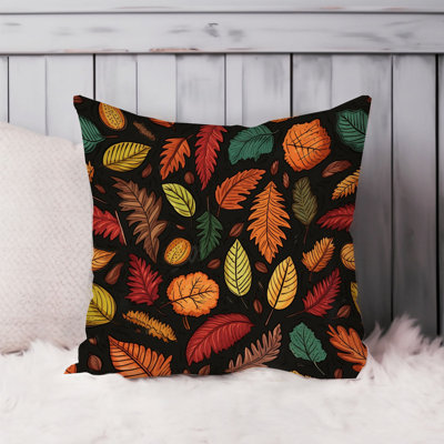 Botanical Fall Botanical Leaves Pattern I Cottage & Cottagecore