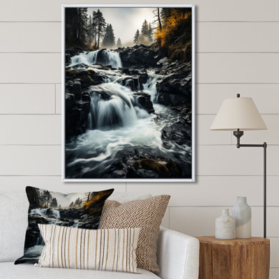 «Waterfall Dancing Cascades II», reproduction sur toile