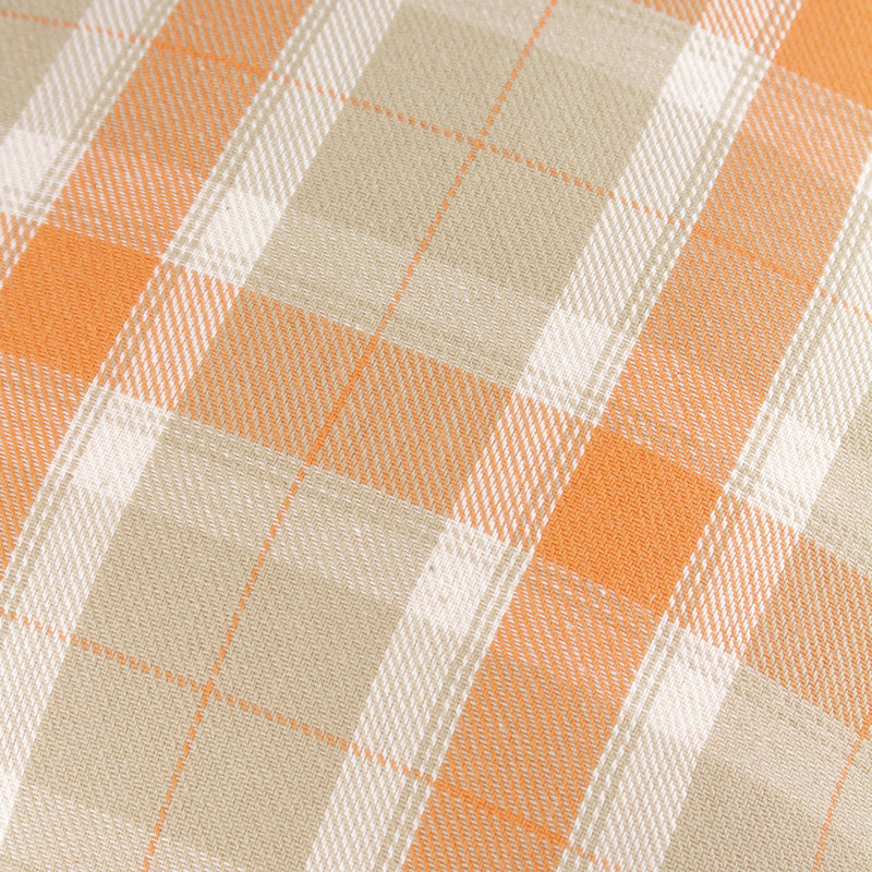 Arrochar Indoor / Outdoor Square Throw Cushion, Orange/Green