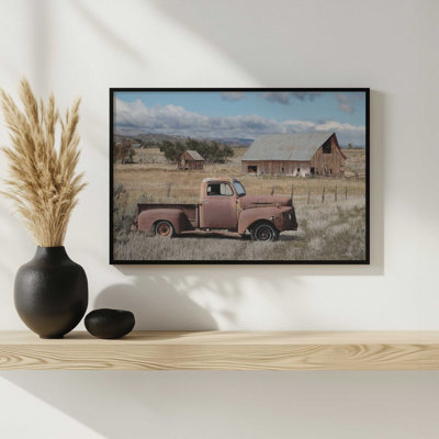 «Old Western Farm» par Lori Deiter, reproduction d'art