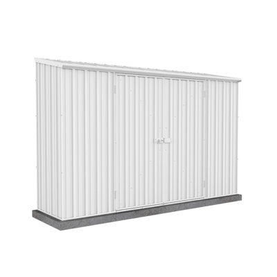 Absco Space Saver 10 ft. W x 2.5 ft. D Metal Storage Shed