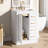 24" Bathroom Vanity with Integrated Ceramic Sink-2101390594