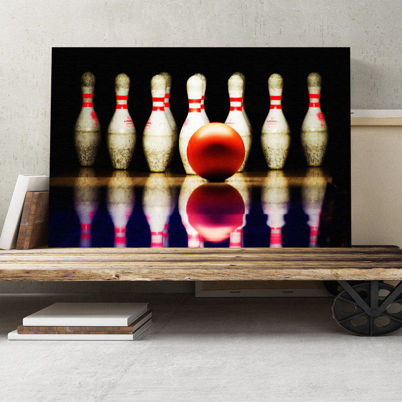 Tenpin Bowling Photographic - Wrapped Canvas, 35cm H x 50cm W