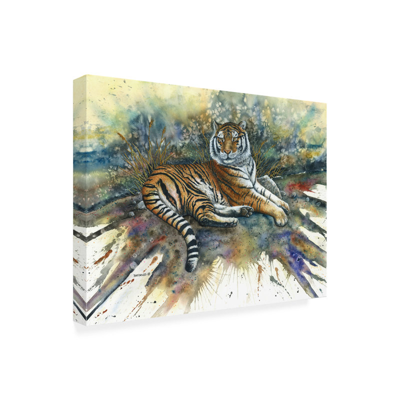 «Dave Bartholet Tigris», art sur toile, H 14 po x l 19 po