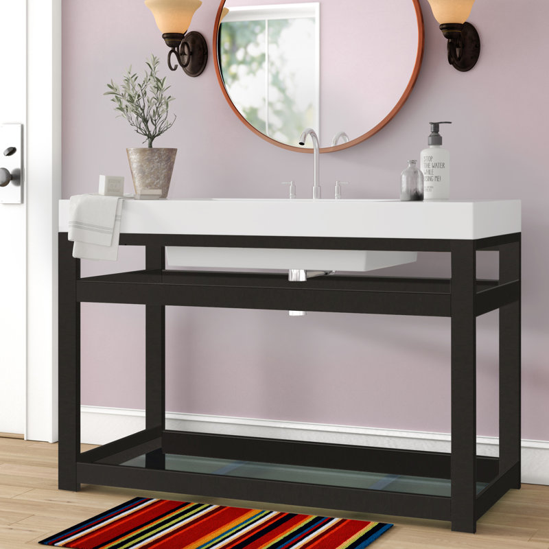 Base de meuble-lavabo simple 49 po Kingston Commercial, Bronze huilé