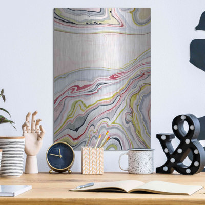 «Orercolor Ellis I» par Grace Popp, art mural en métal Orren Ellis