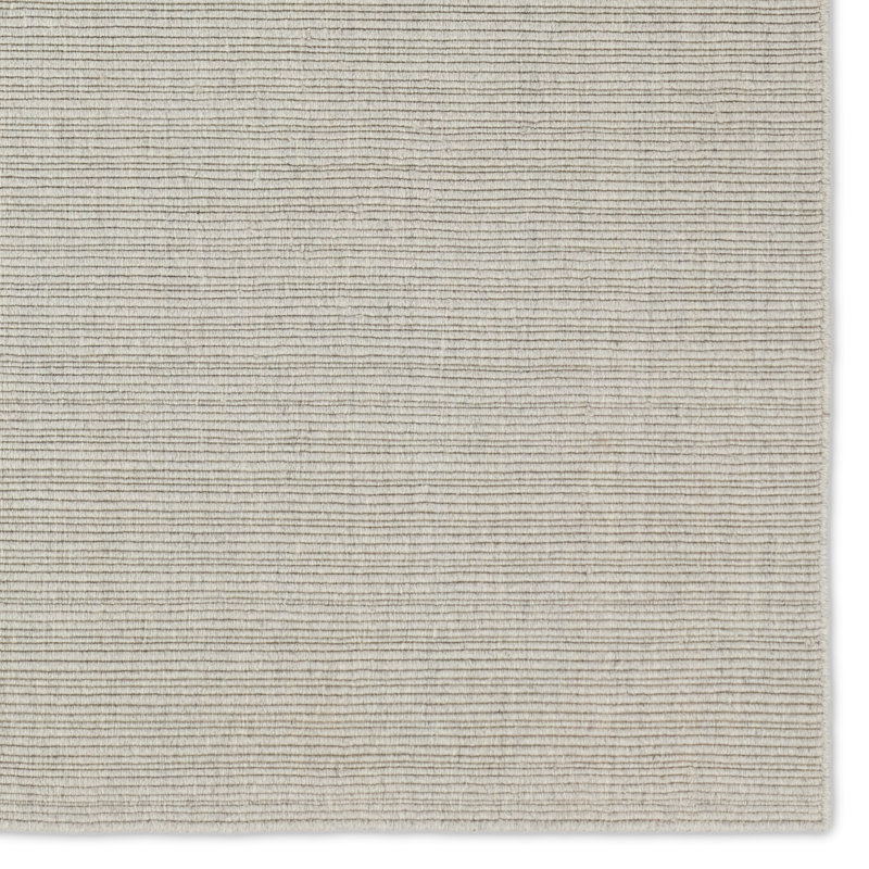Jaipur Living Tepore TEP02 Handmade Solid Gray Area Rug, Rectangle 6' x 9'