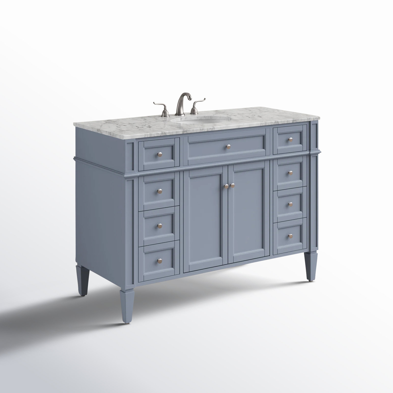 Rivers 48'' Single Bathroom Vanity, Gray