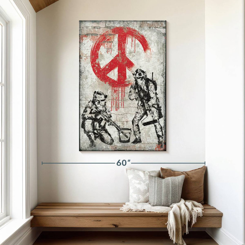 War And Peace, 48" H x 32" W