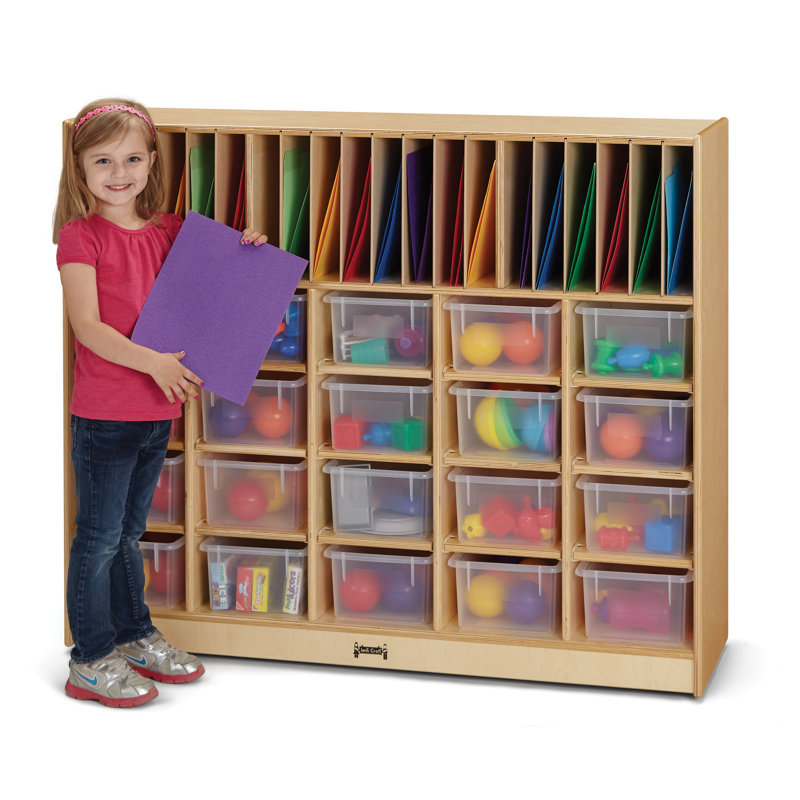 Organisateur de salle de classe Jonti-Craft, Transparent, Contre-plaqué