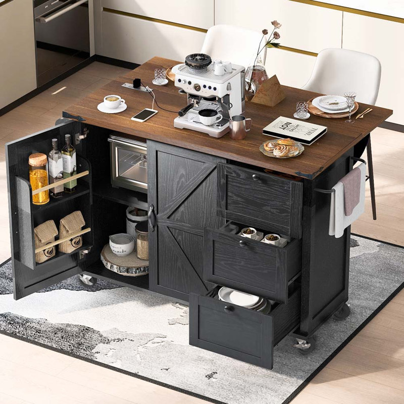 Îlot de cuisine, Black