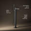 Parallel Floor-Mount Bath Filler Trim With Handshower-1178151321
