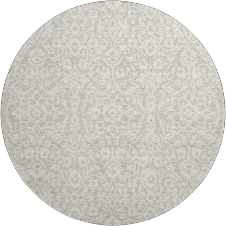 Premium Machine Washable Prisco Beige Rug