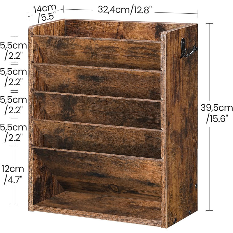 Wood Magazine Rack