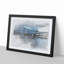 New Jersey Skyline in Abstract - Picture Frame Graphic Art Print-55724914-55724911