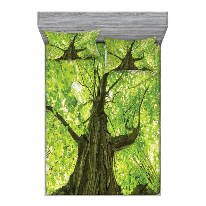 Microfiber Sheet Set, Queen Sheet Set with Fitted Sheet