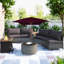 Aydin 200 cm W X 300 cm D Rectangular Market Parasol with Pulley Lift-157002718