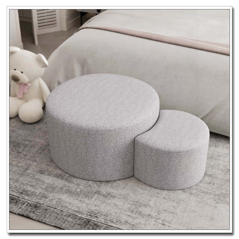 Upholstered Nesting Coffee Tables