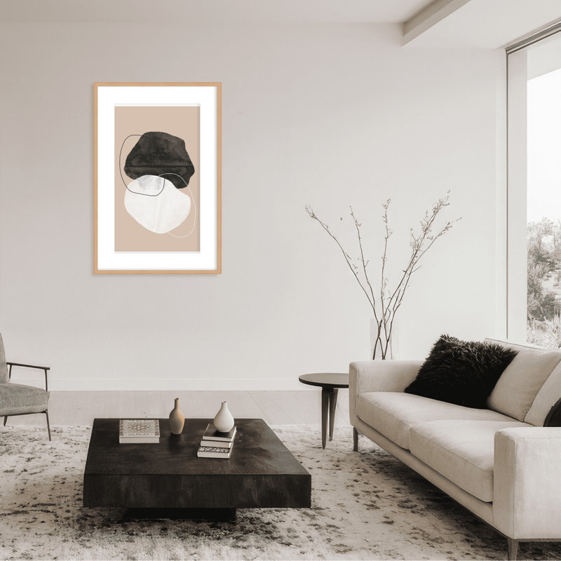 Cosmic Abstract by The Miuus Studio - Picture Frame Painting on Paper, 24" H x 16" W x 1.5" D, Wrapped Canvas, Does Not Apply