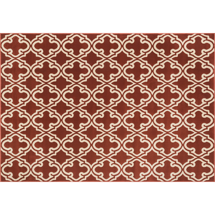 Dann Red Area Rug