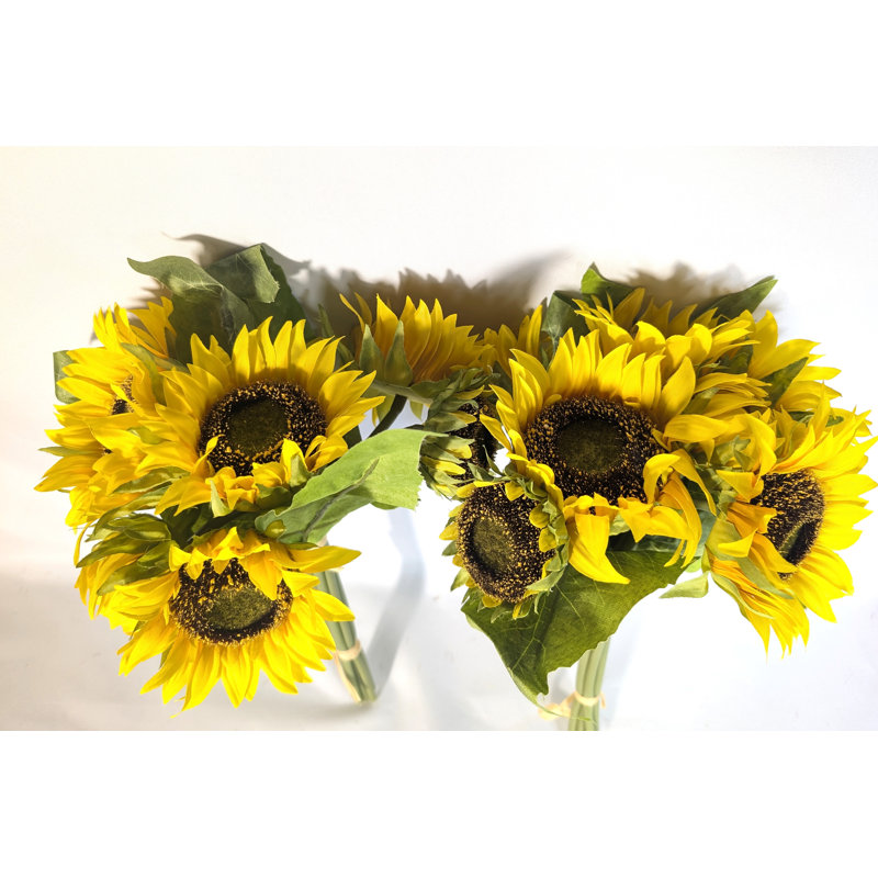Bouquet de tournesol jaune - tiges individuelles