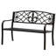 Banc de parc en métal Barty