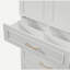 Armoire de rangement de 72,2 po de hauteur avec 3 tiroirs et tablette réglable-850398636