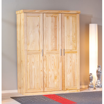Bayfield 3 Door Solid Wood Wardrobe