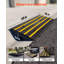 Curb Ramp, 2.6" Rise Rubber Driveway Ramps, Heavy Duty 33069 lbs Weight Capacity Threshold Ramp, Curbside Bridge Ramps for Loading Dock Garage Sidewalk, Expandable Full Ramp Set