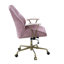 Chaise de bureau en cuir véritable-101954825