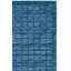 Tapis bleu tissé à la main Caris-1263223028