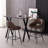 Kimya Upholstered Velvet Counter Stool
