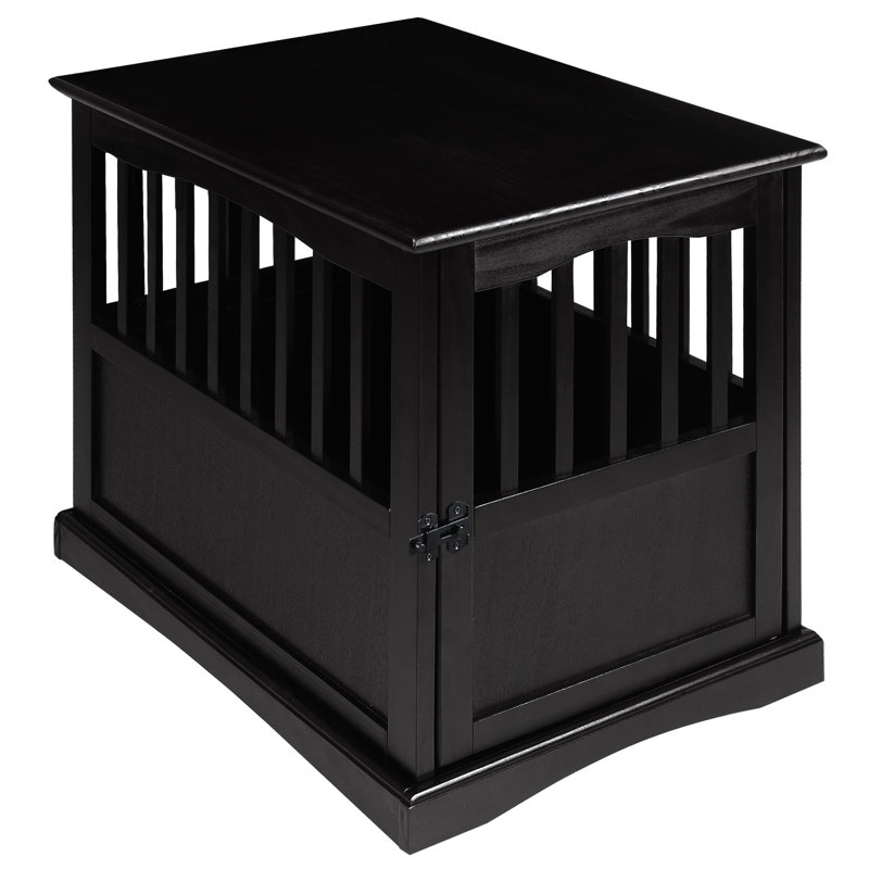 Cage pour animaux Mendosa, Moyen (H 24 po x l 20 po x P 27,5 po), Noir