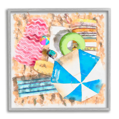 Serviette de plage tropicale d'été par Um Alonzo Saunders 908