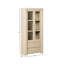 Bibliothèque à 3 niveaux H 72 po x l 32 po avec portes en verre et rangement pour tiroir Cottrell-37253392