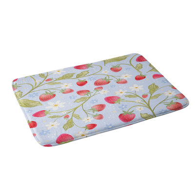 RosebudStudio Summer feels Memory Foam Bath Mat