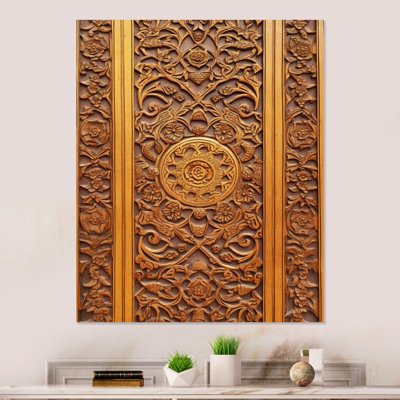 " Old Carved Wooden Door VI "
