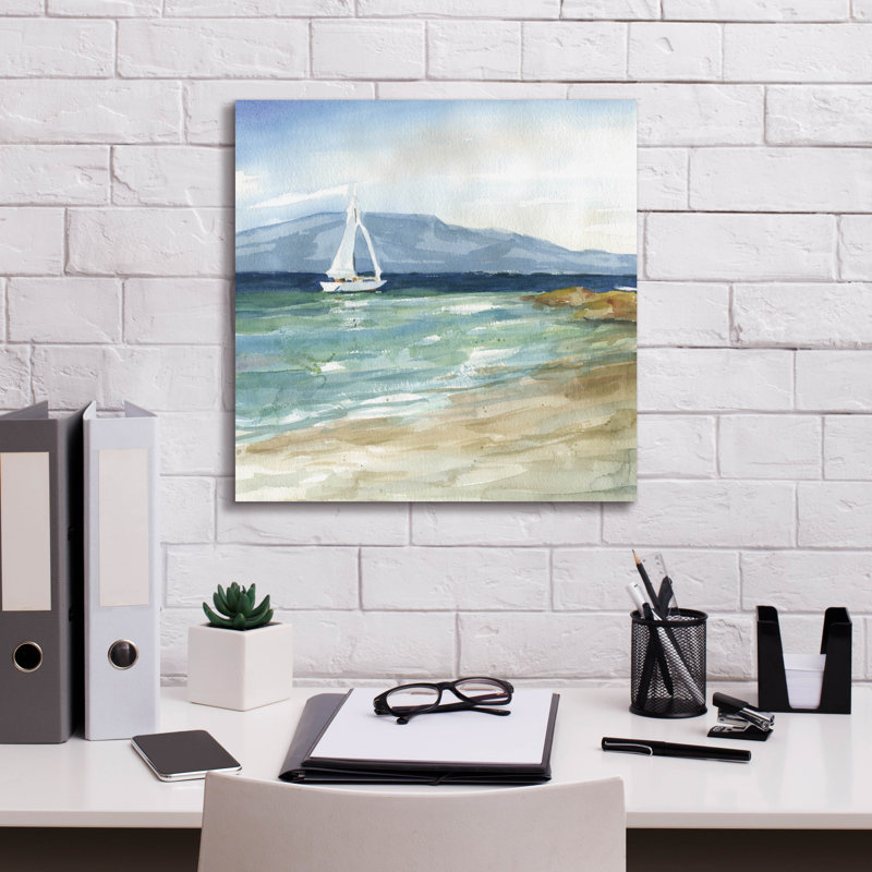«Come Sail Away» par Carol Robinson, H 18 po x l 18 po x P 0,75 po