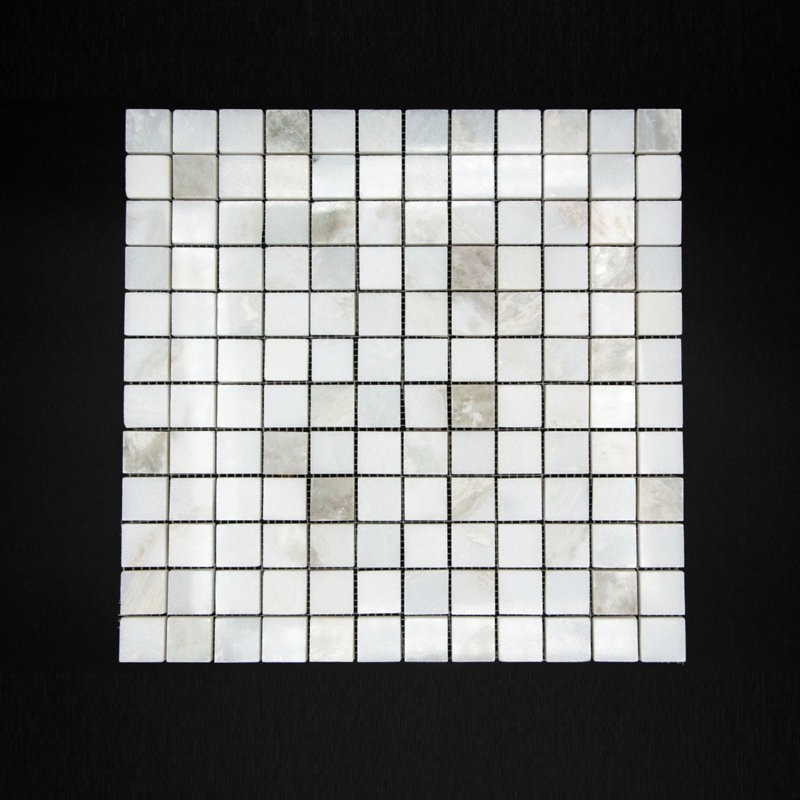 Polished Grid Natural Mosaic Tile