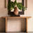 American-style solid wood console table.