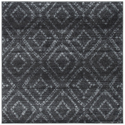Sabio Geometric Dark Gray/Gray Area Rug