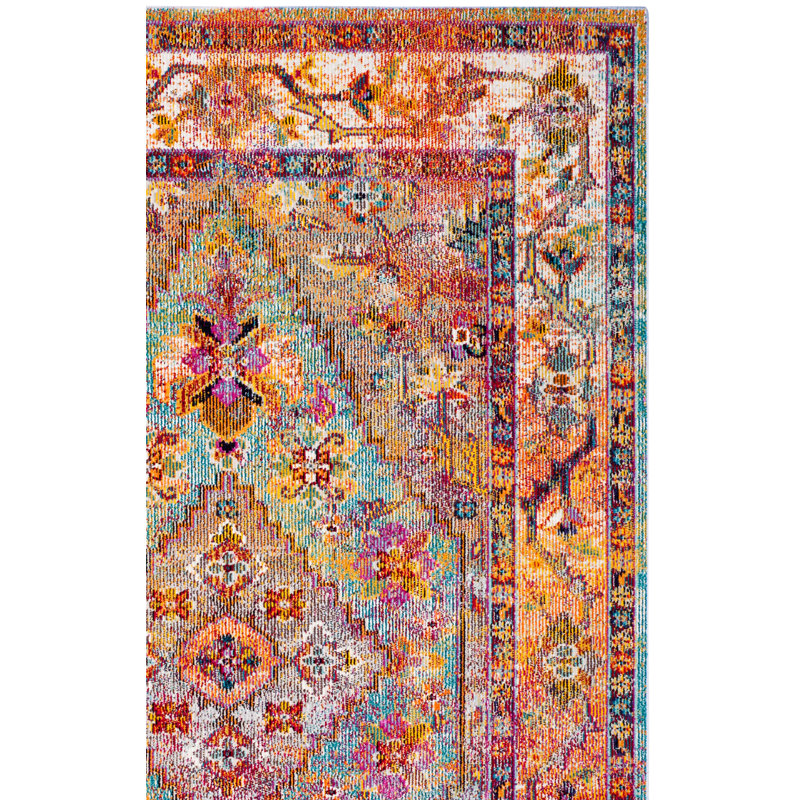 Tapis orange Timpson, Rectangle 6 pi 7 po x 9 pi 2 po