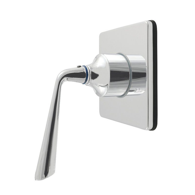 Kingston Brass Silver Sage Single-Handle Wall Mount Six-Way Diverter Valve with Trim Kit, Polished Chrome
