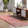 Jymere Handmade Tufted Chevron Red/ Multicolored Rug